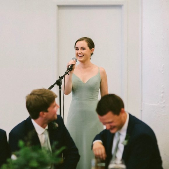 Sage Bridesmaid Dress - Picture 2 of 6